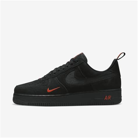 nike air force herren schwarz rot|Nike Air Force 1 pixel.